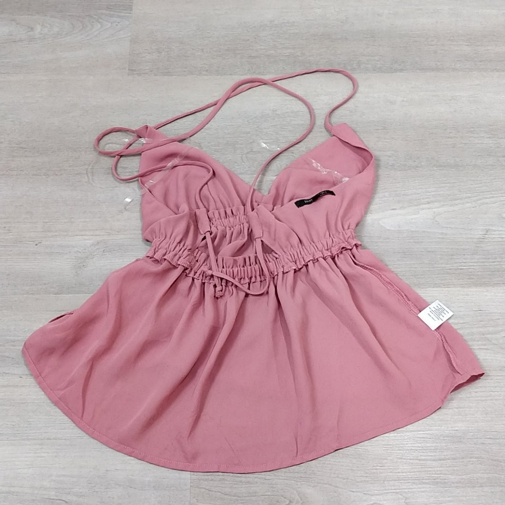 (3/$15) Flowy adjustable spaghetti straps blouse - Picture 8 of 9